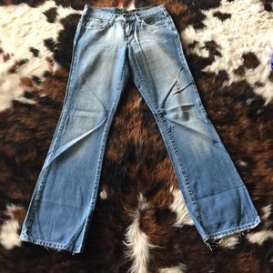 MISSION BLUES Faded Bootcut Denim Jeans SZ 1/32